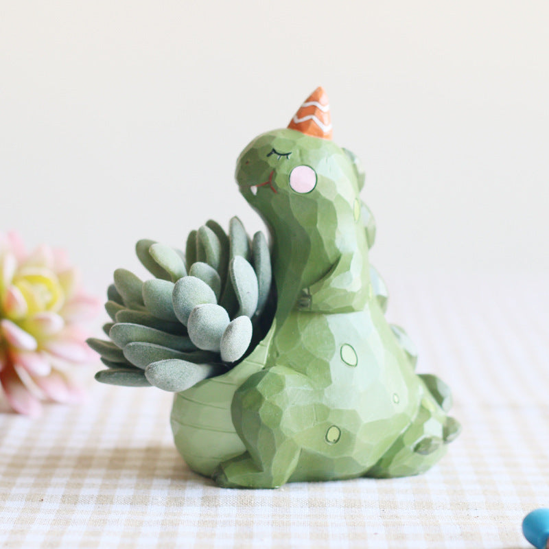 Cartoon Whale Flower Pot