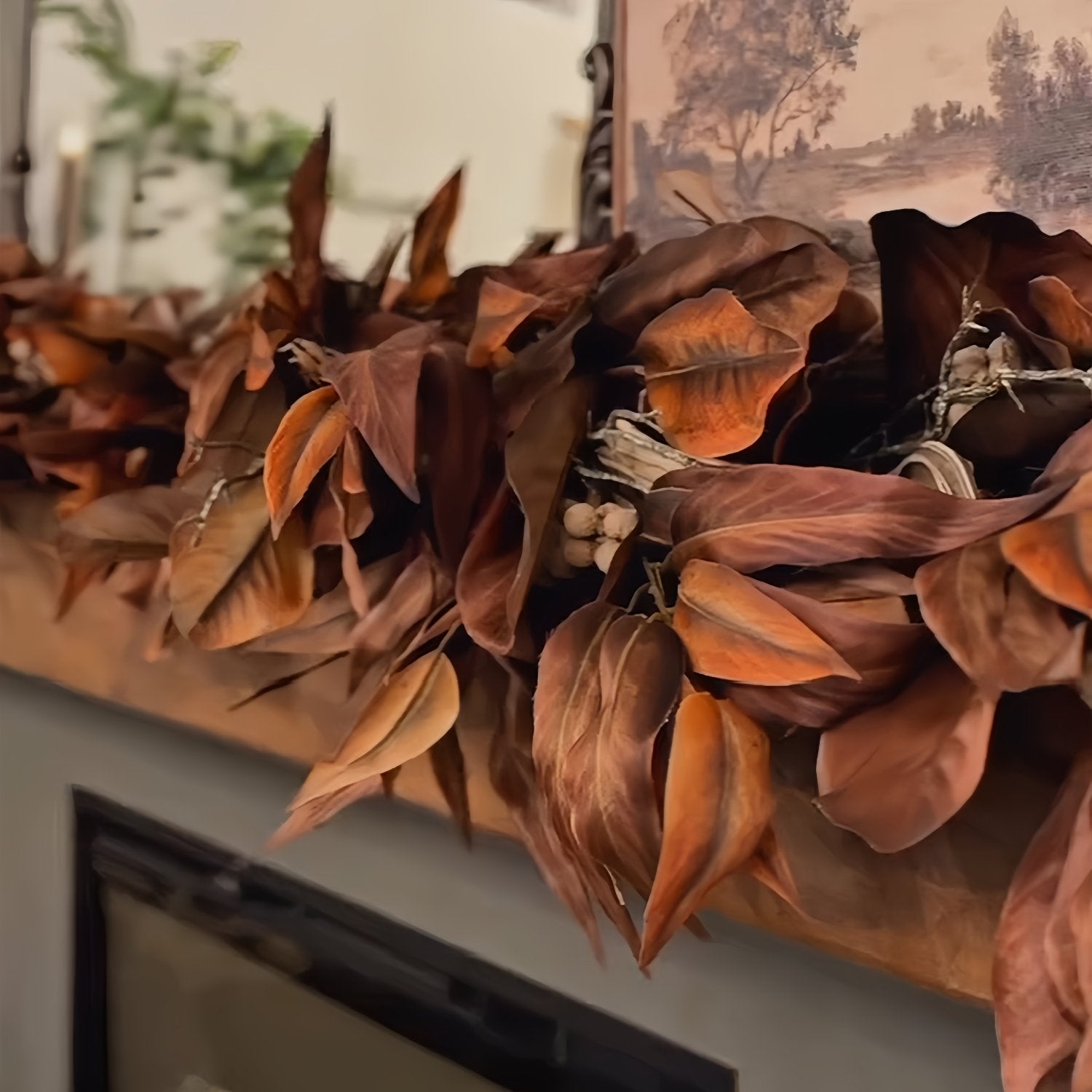🎁Buy 2 Get Free Shipping🔥Brown Magnolia Leaf Garland