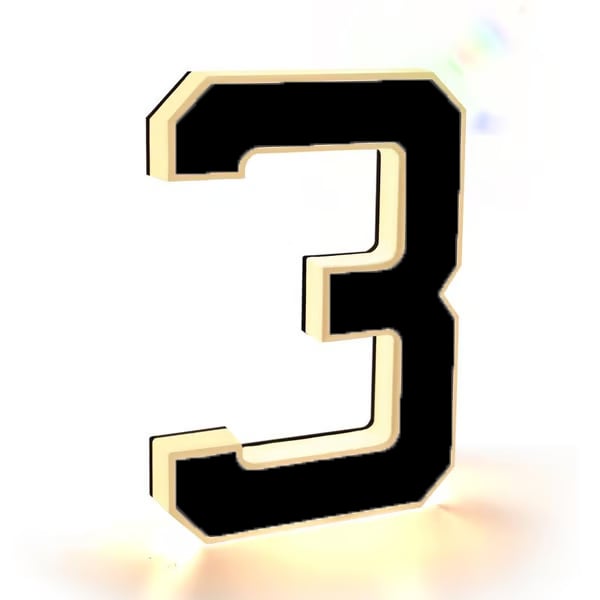 Lighted House Numbers for Outside