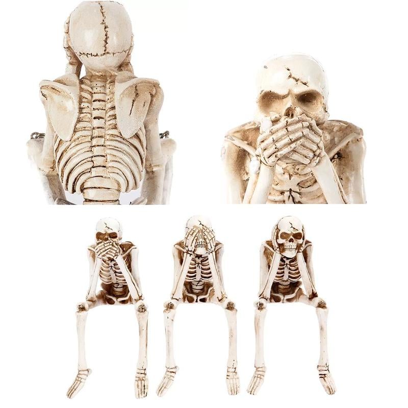 Halloween Fireplace Simulation Skull