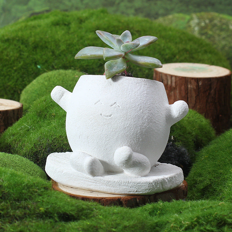 Character-shaped flower pots