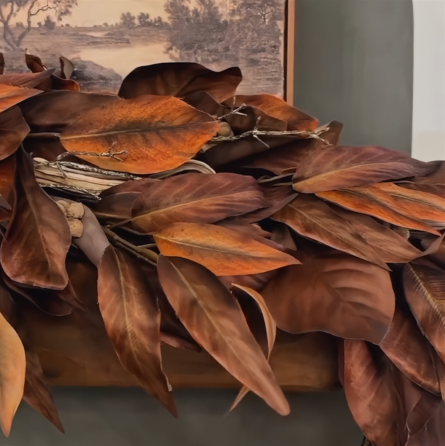 🎁Buy 2 Get Free Shipping🔥Brown Magnolia Leaf Garland