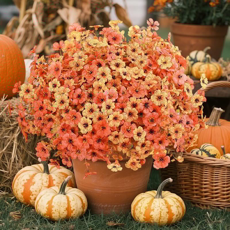 🏆UV-Resistant Artificial Flowers  for Fall Decor