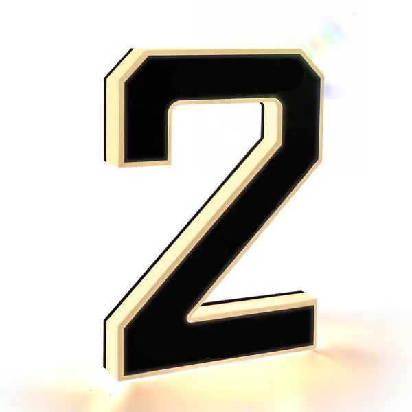 Lighted House Numbers for Outside