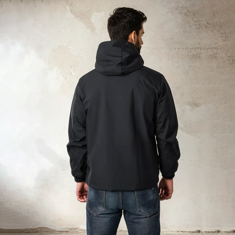 Outdoor Sports Solid Color Jacket For Men