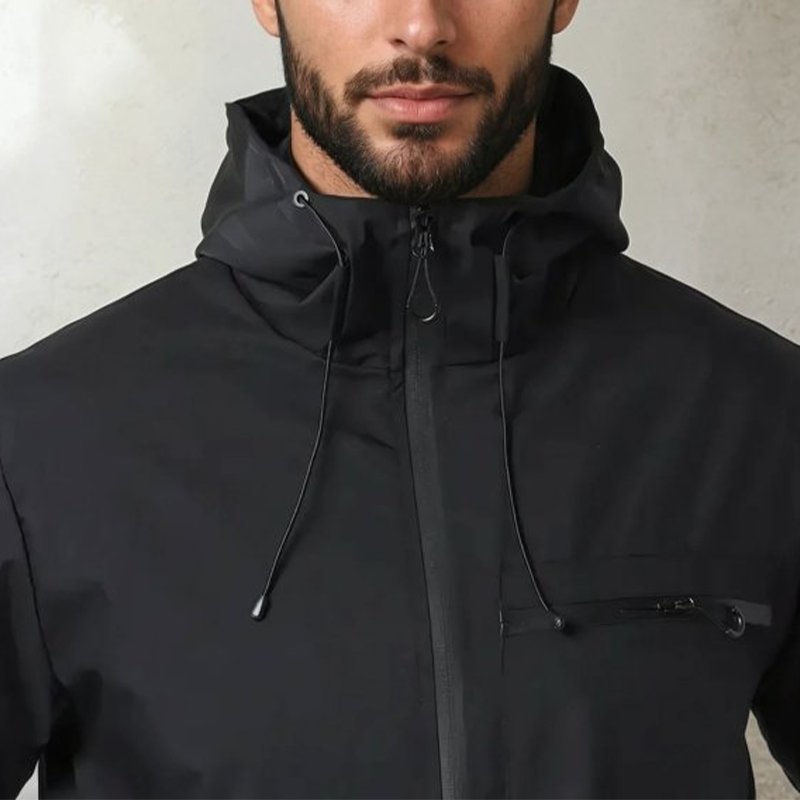 Outdoor Sports Solid Color Jacket For Men