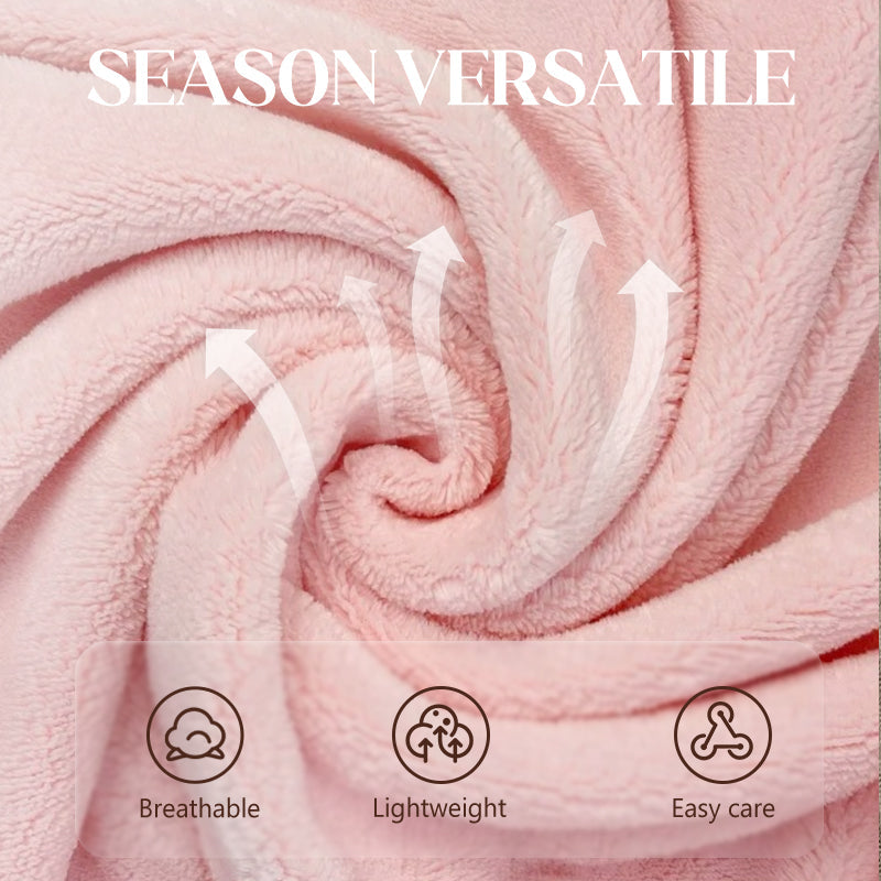 Women's Fleece Dressing Gown – Warm Winter Bathrobe with Long Sleeves, French Vintage Style, Fluffy Housecoat for Home
